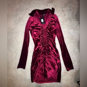 NWT Fashion Nova velvet dress